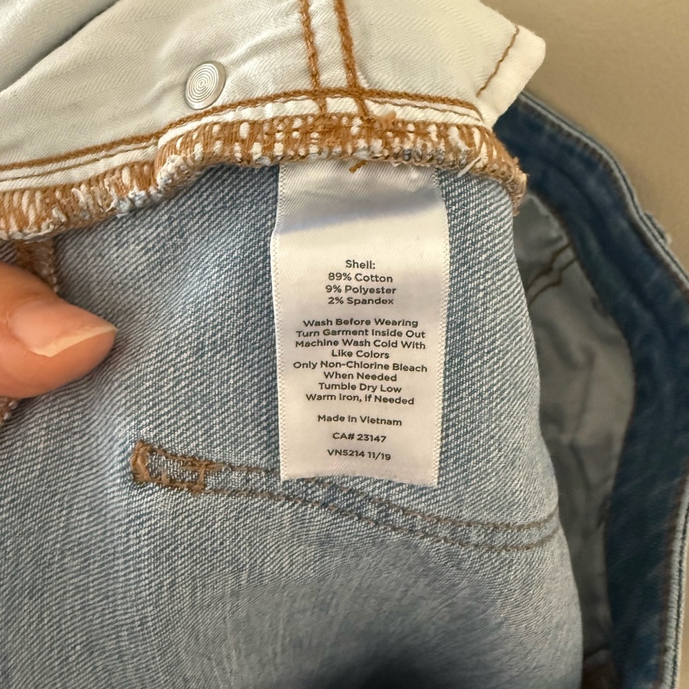 {Talbots}-Size:14- Flawless Straight Crop Jeans - Picture 4 of 5